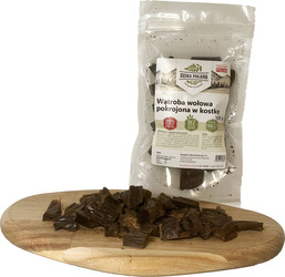 Wątroba wołowa pokrojona w kostkę Dzika Polana 100g
